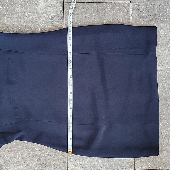 Rebecca Minkoff Silk Mini Dress Navy Blue Sz 2 - Picture 15 of 16